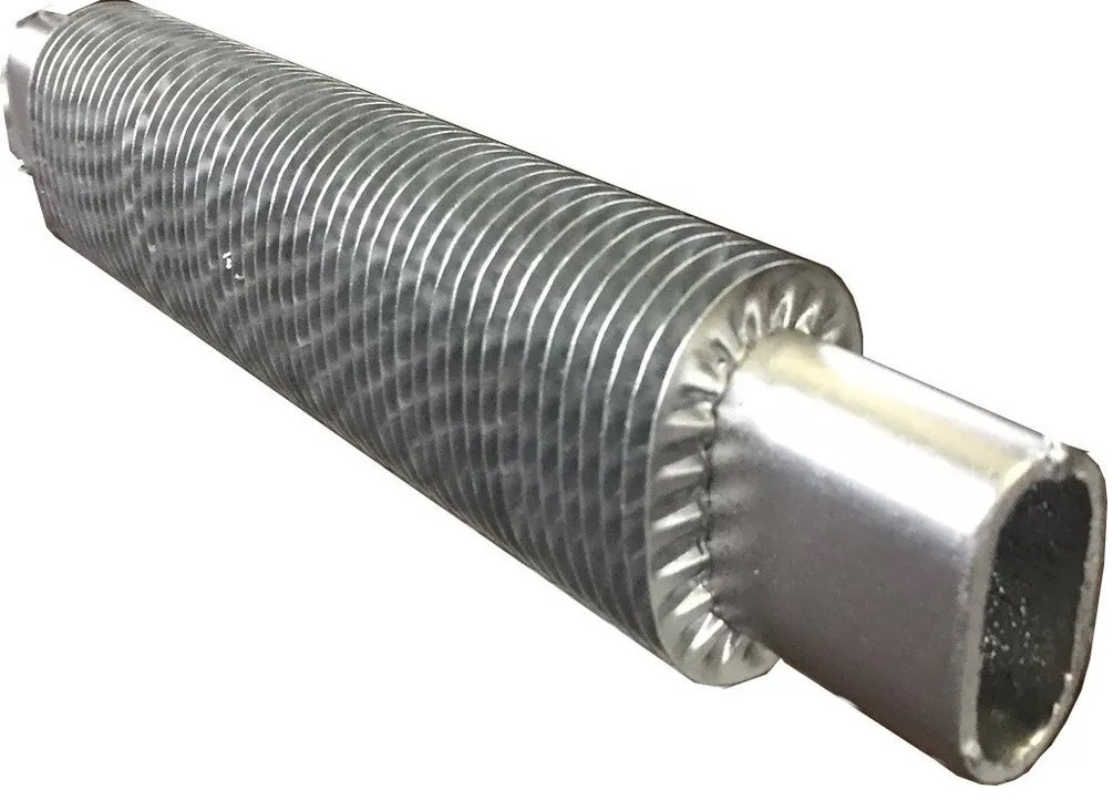 Tubo de aleta espiral ovalada | tubo de aleta espiral elíptica
